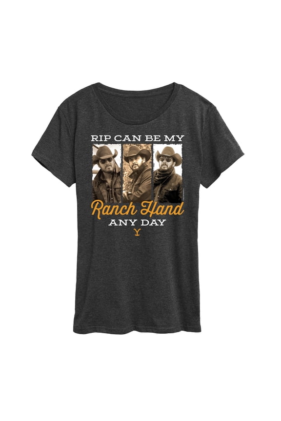 - Rip Can Be My Ranch Hand Any Day - Women's Short Sleeve Graphic T-Shirt