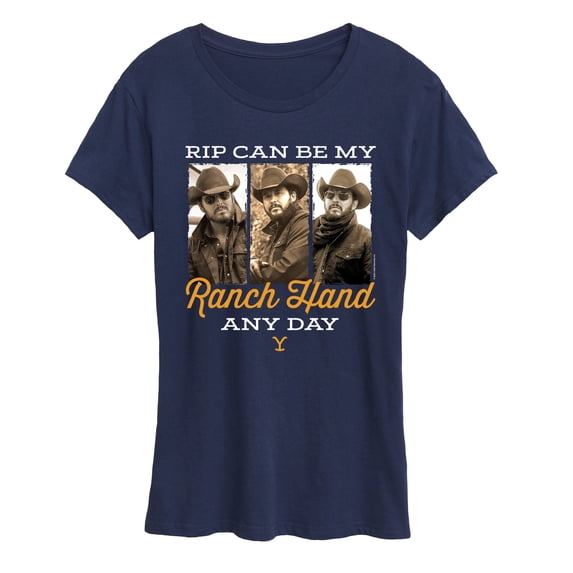 Yellowstone - Rip Can Be My Ranch Hand Any Day Short Sleeve Graphic T-Shirt