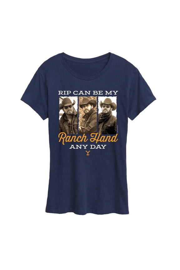 - Rip Can Be My Ranch Hand Any Day - Women's Short Sleeve Graphic T-Shirt