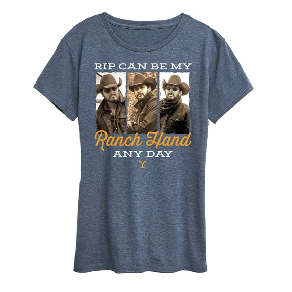 Yellowstone - Rip Can Be My Ranch Hand Any Day Short Sleeve Graphic T-Shirt