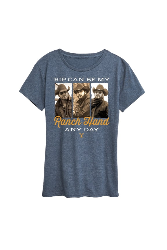 - Rip Can Be My Ranch Hand Any Day - Women's Short Sleeve Graphic T-Shirt