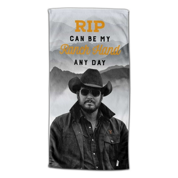 Yellowstone Rip Can Be My Ranchhand 30in x 60in Beach Towel