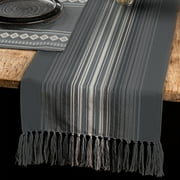 Yellowstone Rip Collection Table Runner with Tassels, 14"W x 72"L