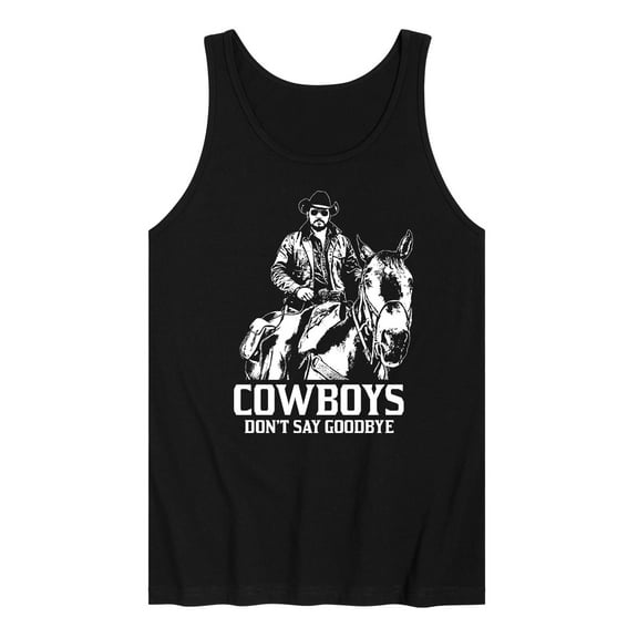 Yellowstone - Rip Cowboys Don't Say Goodbye - Men's Jersey Tank Top