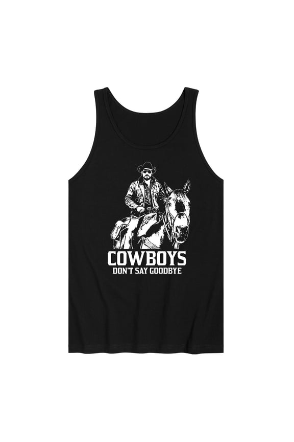 - Rip Cowboys Don't Say Goodbye - Men's Jersey Tank Top