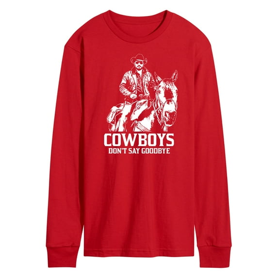 Yellowstone - Rip Cowboys Don't Say Goodbye - Men's Long Sleeve T-Shirt