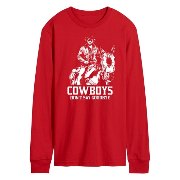 Yellowstone - Rip Cowboys Don't Say Goodbye - Men's Long Sleeve T-Shirt
