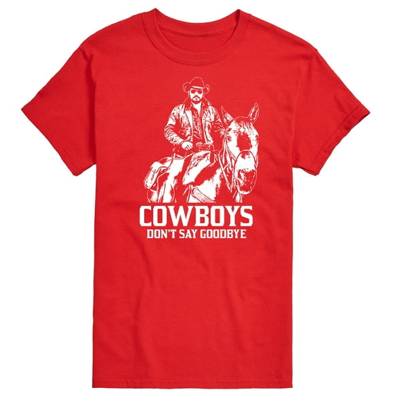 Yellowstone - Rip Cowboys Don't Say Goodbye - Men's Short Sleeve Graphic T-Shirt