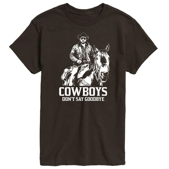Yellowstone - Rip Cowboys Don't Say Goodbye - Men's Short Sleeve Graphic T-Shirt