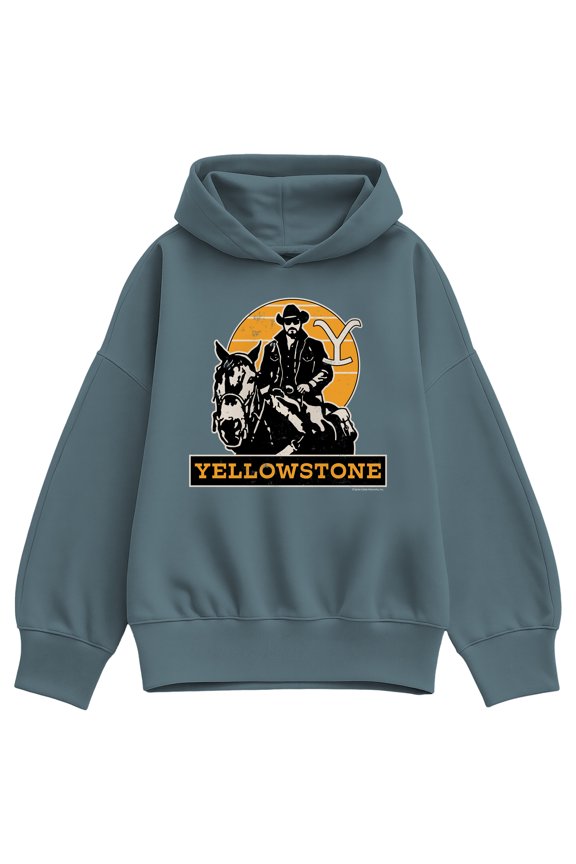 - Rip RI'ding Horseback - Women's Oversized Fleece Hoodie Sweatshirt