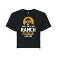thumbnail image 1 of Yellowstone  - Rip Ranch Hand Any Day  - Juniors Cropped Cotton Blend T-Shirt, 1 of 6