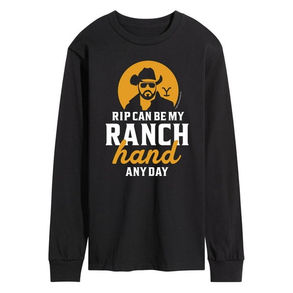 Yellowstone - Rip Ranch Hand Any Day - Men's Long Sleeve T-Shirt