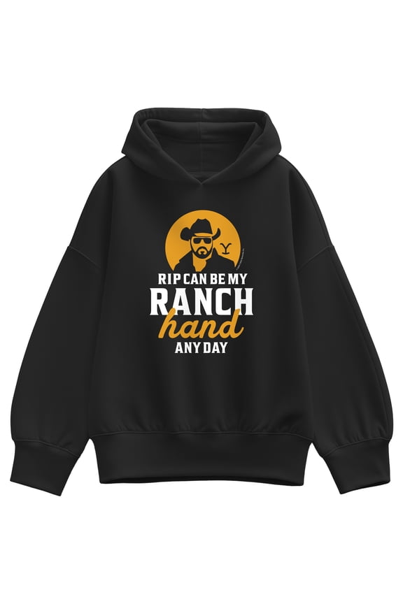 - Rip Ranch Hand Any Day - Women's Oversized Fleece Hoodie Sweatshirt