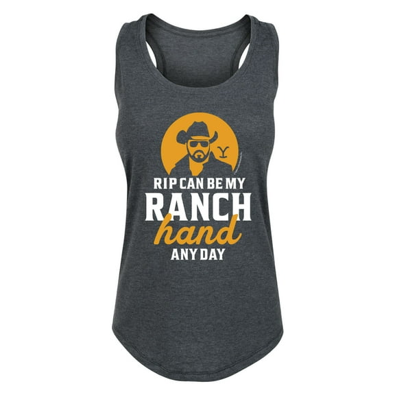 Yellowstone - Rip Ranch Hand Any Day - Women's Racerback Tank Top