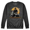 thumbnail image 1 of Yellowstone - Rip Rideing Horseback - Men's Crew Neck Fleece Pullover, 1 of 6