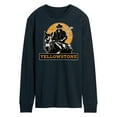 thumbnail image 1 of Yellowstone - Rip Rideing Horseback - Men's Long Sleeve T-Shirt, 1 of 6