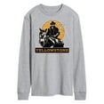 thumbnail image 1 of Yellowstone - Rip Rideing Horseback - Men's Long Sleeve T-Shirt, 1 of 6