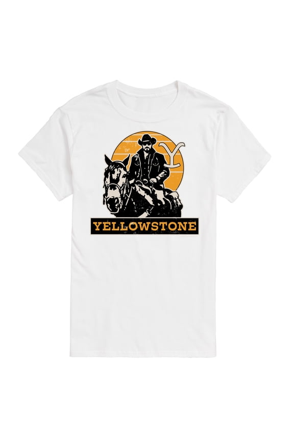 - Rip Rideing Horseback - Men's Short Sleeve Graphic T-Shirt