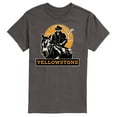 thumbnail image 1 of Yellowstone - Rip Rideing Horseback - Men's Short Sleeve Graphic T-Shirt, 1 of 6