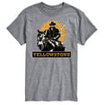 thumbnail image 1 of Yellowstone - Rip Rideing Horseback - Men's Short Sleeve Graphic T-Shirt, 1 of 6