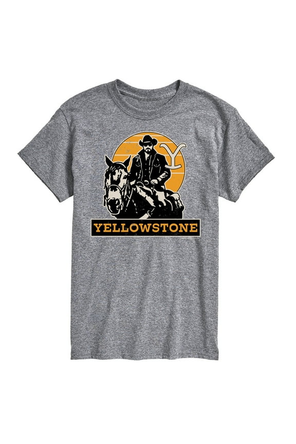 - Rip Rideing Horseback - Men's Short Sleeve Graphic T-Shirt