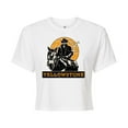 thumbnail image 1 of Yellowstone  - Rip Riding Horseback - Juniors Cropped Cotton Blend T-Shirt, 1 of 6