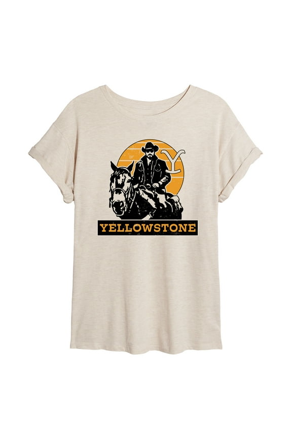 - Rip Riding Horseback - Women's Oversized T-Shirt