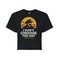 thumbnail image 1 of Yellowstone  - Rip Sharks Minnows  - Juniors Cropped Cotton Blend T-Shirt, 1 of 6