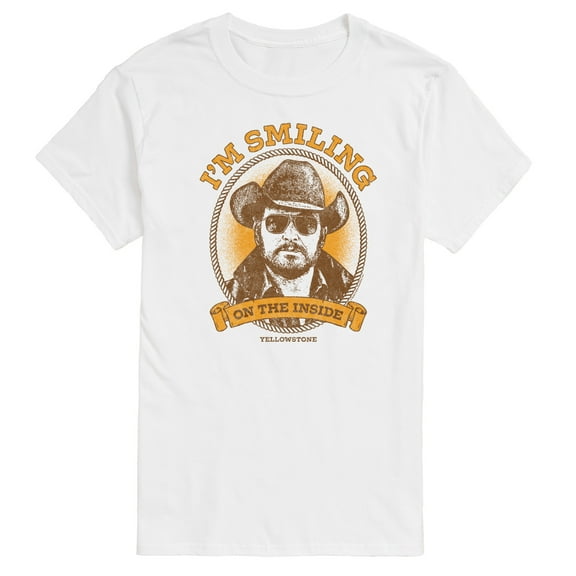 Yellowstone - Rip Smiling Inside - Men's Short Sleeve Graphic T-Shirt