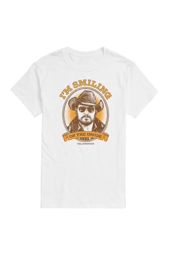 - Rip Smiling Inside - Men's Short Sleeve Graphic T-Shirt