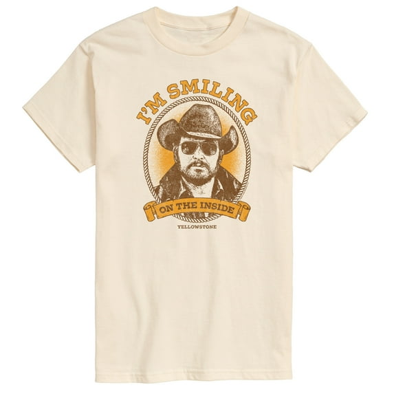 Yellowstone - Rip Smiling Inside - Men's Short Sleeve Graphic T-Shirt