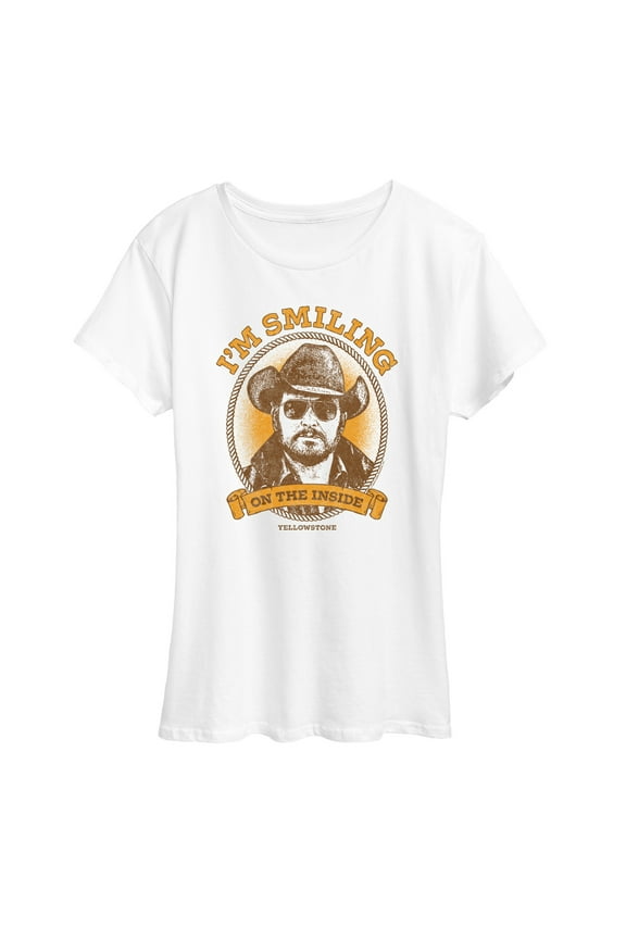 - Rip Smiling Inside - Women's Short Sleeve Graphic T-Shirt