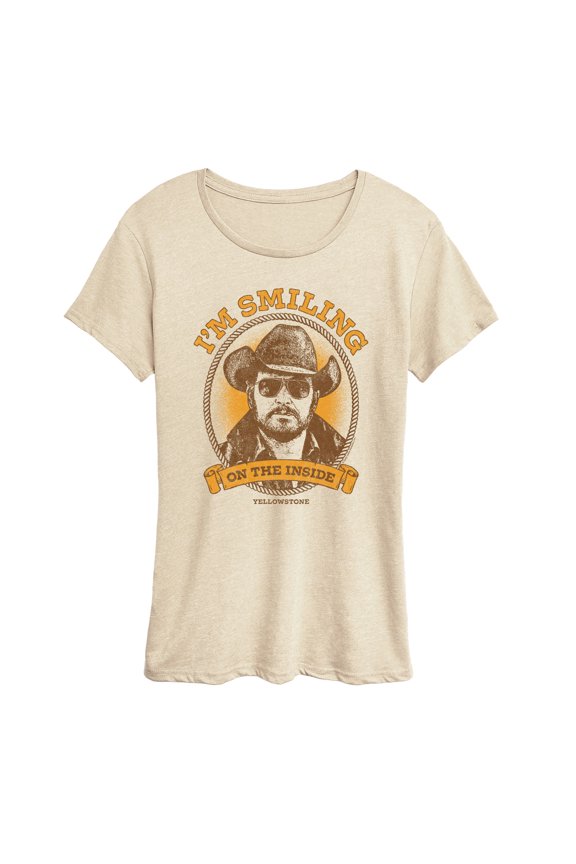 - Rip Smiling Inside - Women's Short Sleeve Graphic T-Shirt