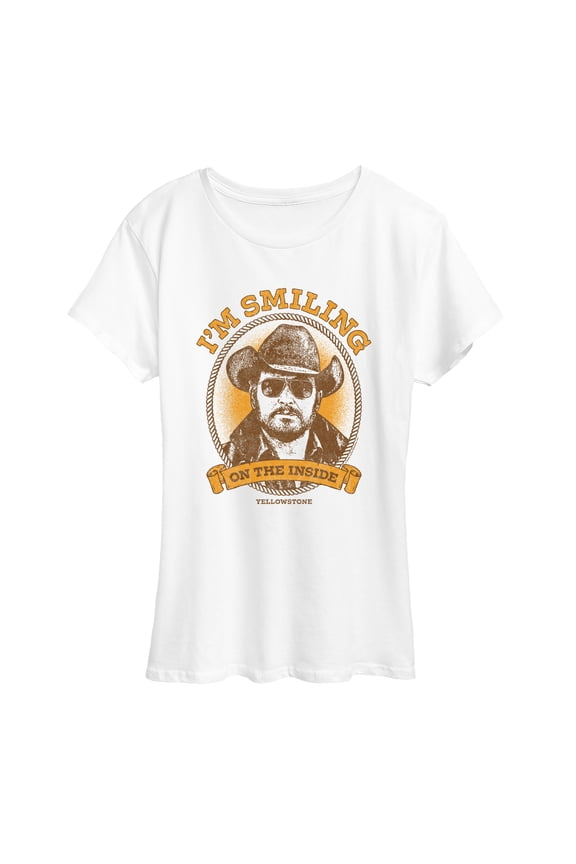 - Rip Smiling Inside - Women's Short Sleeve Graphic T-Shirt