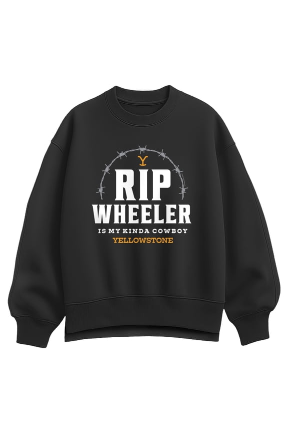 - Rip Wheeler My Cowboy - Women's Oversized Fleece Crew Sweatshirt