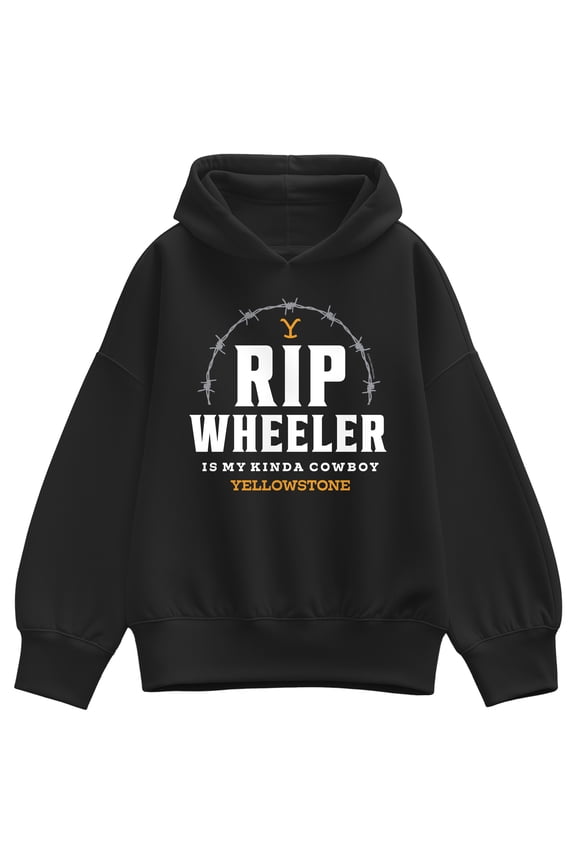 - Rip Wheeler My Cowboy - Women's Oversized Fleece Hoodie Sweatshirt