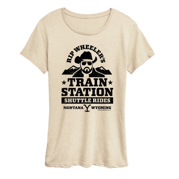 Yellowstone - Rip Wheeler's Train Station - Women's Short Sleeve Graphic T-Shirt
