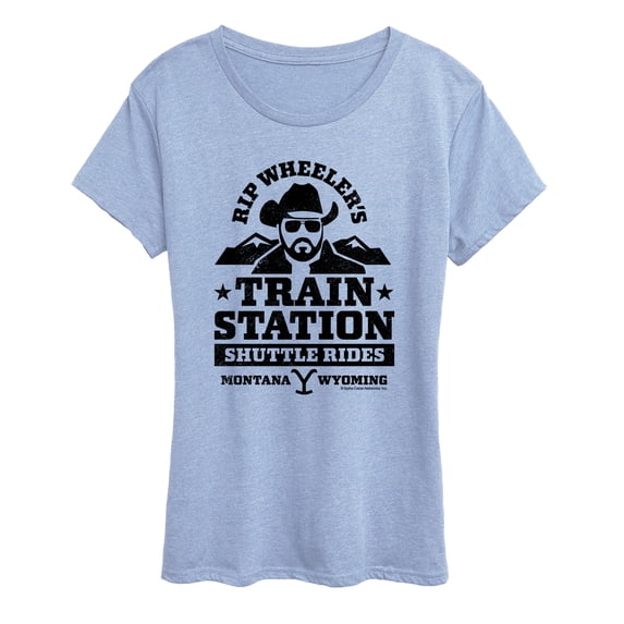 Yellowstone - Rip Wheeler's Train Station Short Sleeve Graphic T-Shirt