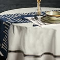 thumbnail interactive-video image 1 of Yellowstone Round Tablecloth 70", Kayce Collection, 1 of 7