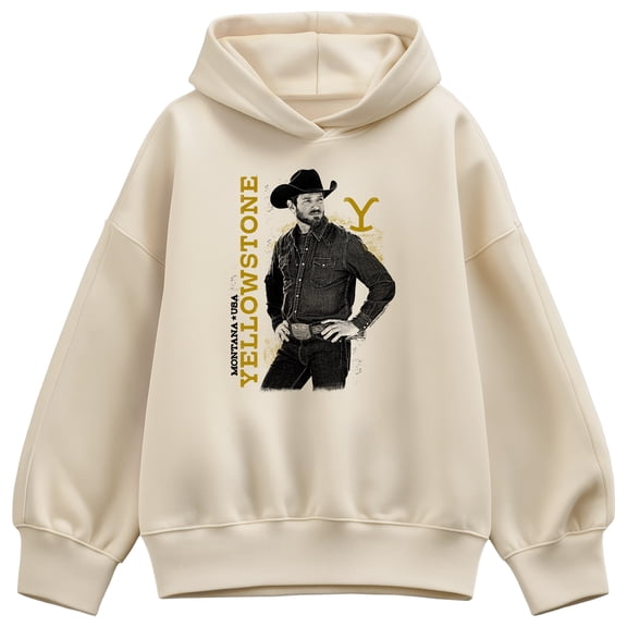 Yellowstone - Ryan - Women's Oversized Fleece Hoodie Sweatshirt