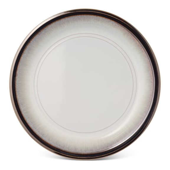 Yellowstone Saddle Rustic Ceramic Dinner Plate, 11-Inch, Earthy Banded Design