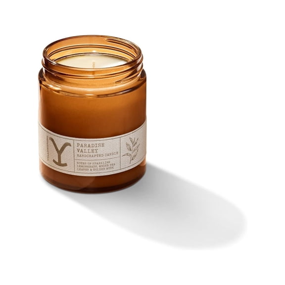 Yellowstone Scented Jar Candle by Tru Western, 8 oz - Paradise Valley