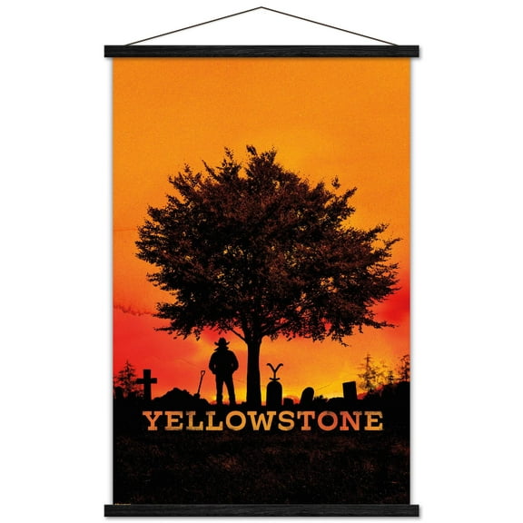 Yellowstone: Season 5 (2025)- One Sheet Wall Poster with Magnetic Frame, 22.375" x 34"
