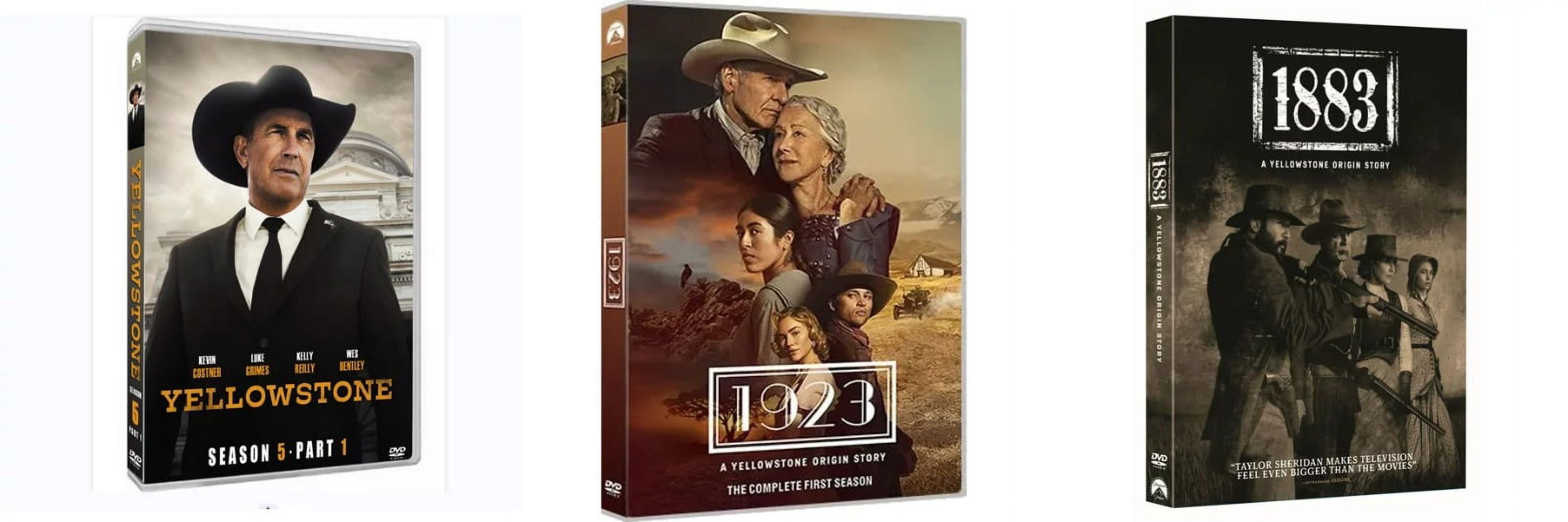 Yellowstone Season 5 Part 1 & 1923 Season 1 & 1883 Season 1 (DVD) (MTV