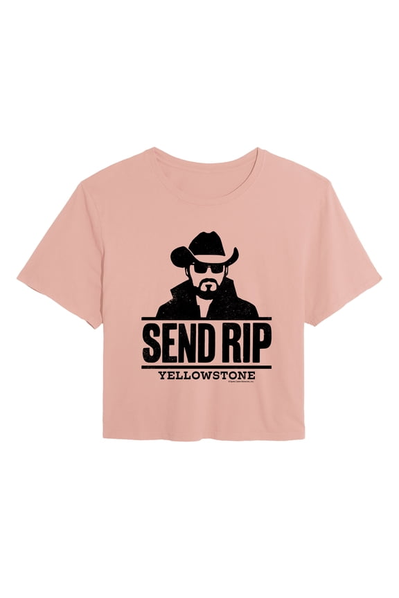 - Send Rip - Juniors Cropped Graphic T-Shirt