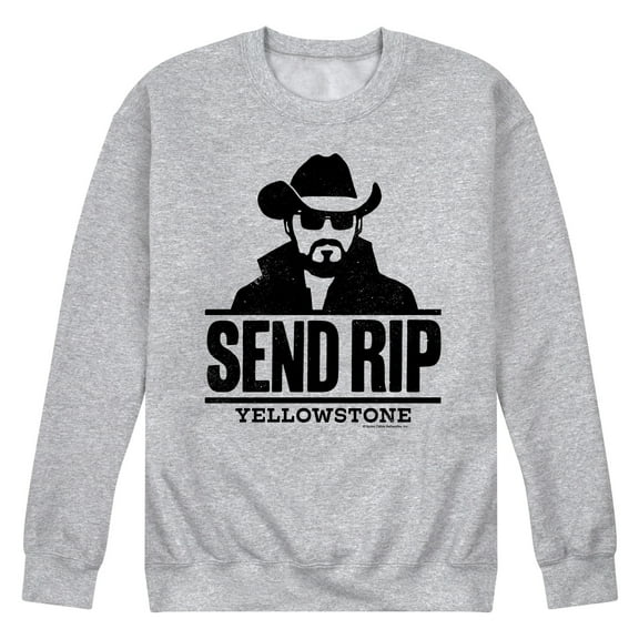 Yellowstone - Send Rip - Men's Crew Neck Fleece Pullover