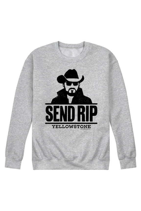 - Send Rip - Men's Crew Neck Fleece Pullover