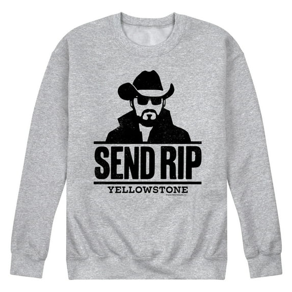 Yellowstone - Send Rip - Men's Crew Neck Fleece Pullover
