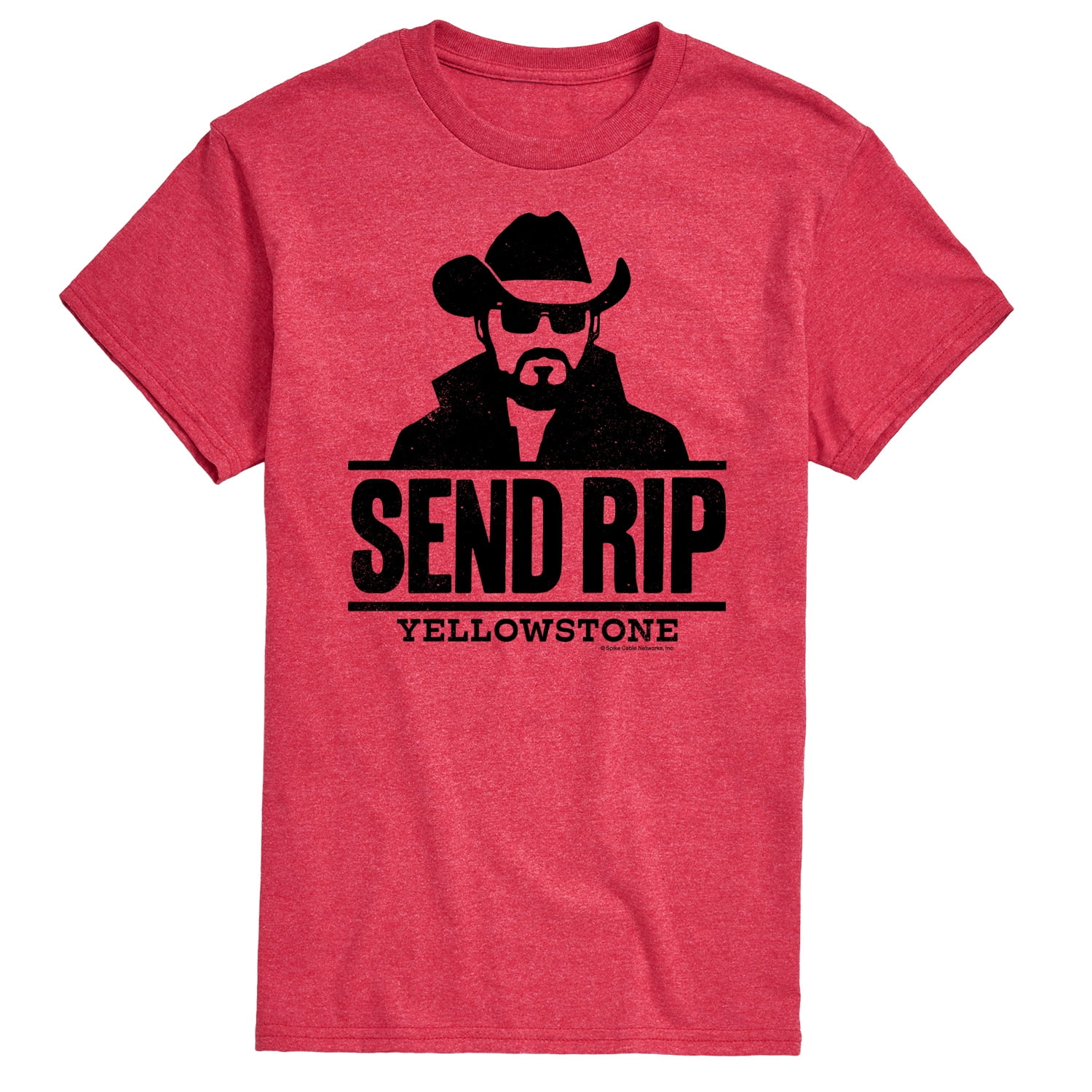 Yellowstone Rip Merch Yellowstone - Send Rip - Men's Short Sleeve Graphic T-Shirt - Walmart.com