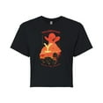 thumbnail image 1 of Yellowstone  - Silhouette Collage - Juniors Cropped Cotton Blend T-Shirt, 1 of 6